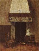 Jacobus Vrel An Old Woman at he Fireplace china oil painting artist